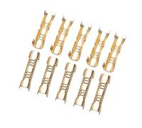 Qcwwy Docking Connector 100 Pcs U Shaped Brass Wiring Terminal Multifunction Docking Connector Line Press Assortment Kit Quick Connect Terminals Crimp for 0.5 to 1.5mm Sqaure
