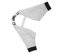 Qcwwy Dog Elbow Brace, Soft Breathable Adjustable Comfortable Dog Front Legs Protector with Buckle Design for Injury Recovery Arthritis and Post Surgery (M)