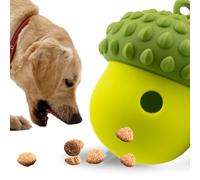 Qcwwy Dog Food Puzzle Ball Toy,Silicone Dog Treat Dispensing Toys Interactive Pet Slow Feeder Puzzles Ball Puzzle IQ Training Dog Chew Toy for Boredom Stimulating