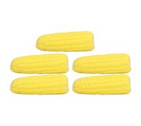Qcwwy Dog Toys Teething Chew Toys with Sound for Small Medium Large Dogs Interactive Latex Simulation Corn Shape 5Pcs Dog Corn Toy Puppy