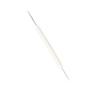 Qcwwy Double Ended Needle Knitting Tools Accessories 6.5MM Knitting Machine LK360 LK150 LK100 SK860 with Handle for Silver Reed Double Ended Needle White Universal for Sewing Embroidery
