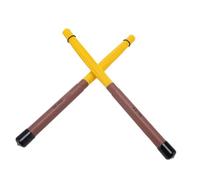 Qcwwy Drum Brush Comfortable Nylon Bristles Retractable Drum Stick Brush for Performance and Practice for Drummers and Percussionists 2 Pack