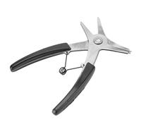 Qcwwy Dual Purpose Snap Pliers, Made from Tool Steel for Removing and Reassembling Internal and External Snap Rings, with 10mm to 40mm Diameter Range, Small Size and Light Weight