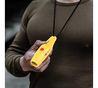 Qcwwy Electronic Whistle Referee Timing Pedometer Equipment Tool with 2 Sound Modes Handle Held Design for Soccer Basketball Competition Electronic Whistle Loud Referee Training