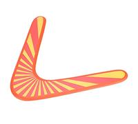 Qcwwy Exquisites in the Form of a Boomerang in the Form of a in, the Toy for Outdoor Sports Returns Orange, 75 G Light Boomerang with Flight Route 40 M Flight