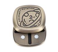 Qcwwy Fingertip Slider Zinc Alloy Four Way Rotating Fidget Slider Stress Relief For Anxiety And Adhd Ideal Desk Companion Toys (Copper)