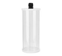 Qcwwy Fish Tank Accessories Drum Liquid Storage Container Fluid Holder with Scale Transparent Tube Ca Mg KH Label Sticker for Aquarium Additives Pump Accessory 0.8L Acrylic Titration