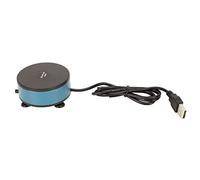 Qcwwy Fish Tank Aerator Pump Ultra Quiet USB Plug in Device Whisper Adjustable Portable Aerator Low Noise Desktop Aquarium Aerating Devices for Fish Tanks Outdoor Fishing Aqaurium