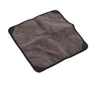 Qcwwy Flannel Pouch Cover Camera Wrap Cloth Universal Portable Flannel Folding Pouch Cover Grey Antiscratch for DSLR Cameras Lenes Binoculars Tripods Filters Other Accessory Bags and (Small)