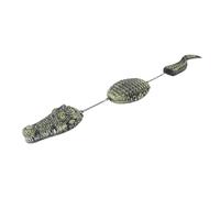 Qcwwy Floating Crocodile Decoy Floating Alligator Decoy for Pool Innovations Fake Alligator Pool Float Blue Heron 3 Segment Simulated Crocodile Sculpture Outdoor