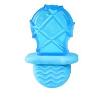 Qcwwy Freezable Silicone Puppy Soother for Small Medium Large Dogs with Cold Center That Relieves Gum Inflammation and 6-Minute Freeze to Stop Wall Biting and Rug Pulling (Pacifier)