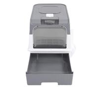 Qcwwy Fully Enclosed Litter Box with Lid Fully Enclosed Litter Box with Lid Drawer Type Extra Large Cover Smart Kitten High Sided Proof Pan