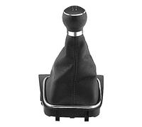 Qcwwy Gear Shift Lever Dust Cover 5 Speed Gear Shift Knob Gaiter Boot Kit Automotive Gearstick Knob Shifter Stick Protector Cover for 6 MK5 MK6 2005 2014 Car Seats Accessories