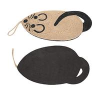 Qcwwy Grinding Nails Mat Cat Scratch Mat with Mouse Shape, Sisal Material Playing Sleeping for Pet Cats, 1x Scratch for Strengthening the Bond Between You and Your Pet