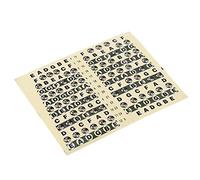 Qcwwy Guitar Fretboard Note Sticker Craft Materials Label for Beginner Practice with Removable Adhesive Easy to Apply and Reapply Ultra Thin 0.05mm Guitar Fretboard Note Sticker