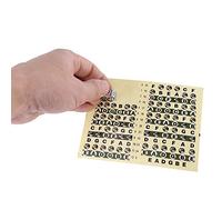 Qcwwy Guitar Fretboard Note Sticker Musical Scale Label for Beginner Practice with Removable Adhesive Easy to Apply and Reapply Ultra Thin 0.05mm Craft Materials
