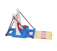 Qcwwy Gymnastics Machine Game Toy Sufficient Power Figure Rotating Athlete Board Game for Kids