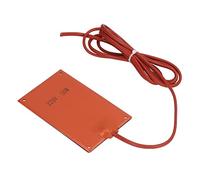 Qcwwy Heater Ultra Thin Silicone Rubber Heating Pad 100W for Cabinet with Good Insulation and Wide Application Silicone Heating Mat (50W)