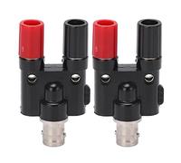 Qcwwy High Accuracy BNC to the Banana Splinter Adapter with a Strong Connection for Electronic Devices and Inverter