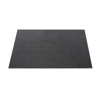 Qcwwy High Hardness Twill Carbon Fiber Plate Lightweight Durable Long Service Life for Construction Workers (Bright 230 * 170 * 2 mm)