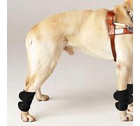 Qcwwy Hip Joint Care Dog Products 2 Pcs with Adjustable Hook Loop for Post Surgery Recovery Joint Pain Relief Licking Prevention Dog Knee Brace Leg Support Elbow Protector Dogs (L #13)