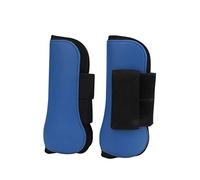 Qcwwy Horse Front Boots with Elastic Cushioning Inner Pad, (blue front