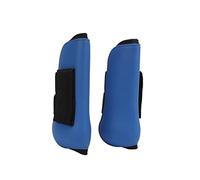 Qcwwy Horse Front Boots with Elastic Cushioning Inner Pad, (blue front