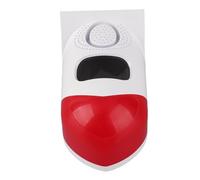 Qcwwy Indicator Lights Light with Remote Control 120dB Loud Siren & 110° Wide Angle Detection for Outdoor Home Farm Orchard Wireless Anti-Theft Warning Light Solar Security Alarm