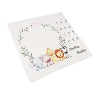 Qcwwy Innovative Baby -Monthly Ceiling High Definition Design Soft, Light Material for Recording The Baby's Growth Phase 39.4x39.4in