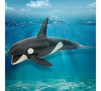 Qcwwy Kids Animal Model Killer Whale Toy, Cognitive Sea Life Education Instrument, Exquisites Detail, Suitable for, Environmental PVC Material