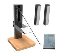 Qcwwy Knife Sharpeners Kit 360 600 800 1000 Grit Precise Adjust Knife Sharpener with 10 30 Degree Angle Adjustment Sharpening Fixed Bracket Professional Sharpening Angle