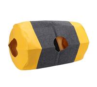 Qcwwy Leather Cat Tunnel Bag, Interactive Cat Toy Center Adventure Rug Play Mat Suitable for Small Apartments Homes Furry Friends Playing Training