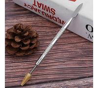 Qcwwy Leather Edge Oil Pen Roller Professional Leather Craft Tool with Brass Wheel and Stainless Steel for Handbags Belts Shoes Edge Painting Pen Oil Applicator (Tapered version)