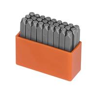 Qcwwy Leathercraft Stamping Tools High Carbon Steel Letter Punch Set 27 Metal Stamps for Jewelry and Leather Crafting Enthusiasts Leather Tools