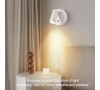 Qcwwy LED Ceiling Spotlight, Spot Light Indoor Magnetic Wall Lamp Dimmable Bedroom Bedside Reading Light Modern Multipurpose Spotlight Adjustable Lighting Angle (Neutral Light)