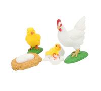 Qcwwy Life Cycle Animal Learning Model Set, 4 Part Educational Toy for Toddlers, Highly Detailed Simulation Science Fundamentals Kit (#1)