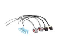 Qcwwy Long -lived Headlight Indicators Cabling Cable Tree KIT 224396007 Upgrade for Truck 2x 2005-2014, Exact OE Numbers, 2 Pairs of Wire Straps Fit, Thermal Bumper Connections for Mechanics