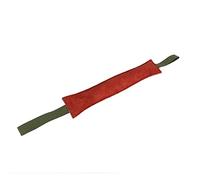 Qcwwy Long -lived Leather Dog Training Rod for Active Dogs Booty Drive Exercise Bite Training Tool Dual Handles for Interactive Game