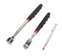 Qcwwy Magnetic Sweepers Other Household Hardware Accessories Tool Set 3 Pack Extendable Magnet Pickup Tool Telescopic Magnet Stick with Light for Home Workshop Garage Auto Repair 3lb