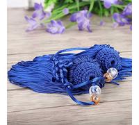 Qcwwy Martial Arts Fu Accessory Short Style Ice Silk Material with 2 Colors for Taiji Practice and Keyring Decoration Taiji Sword Tassel Kung (#2)