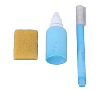 Qcwwy Masking Fluid for Watercolor Painting, 30ML Blue Liquid Masking Fluid Pen Replaceable Tip Refillable Applicator for Various Art Projects Watercolor Ink (L)