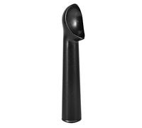Qcwwy Metal Antifreeze Ice Cream Scoop Spoon NonStick Kitchen Tool for Home Dessert Shop Cafe Bar Restaurant Aluminum Alloy Matte Black (#1)