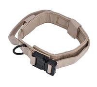 Qcwwy Military Dog Collar Heavy Duty K9 Collar with Adjustable Handle Control for Large Breed Training Walking (XL)