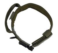 Qcwwy Military Dog Collar Heavy Duty K9 Collar with Adjustable Handle Control for Large Breed Training Walking (L)