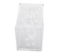 Qcwwy Mini Aquarium Small Betta Fish Aquarium with Detachable Lid,Transparent Acrylic Mini for Home Desktop Fast Change Water for Beginner Fish Keepers Tank Accessories (High Transparent)