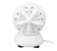 Qcwwy Mini Portable Washer, 2 in 1 Small Compact Ultrasonic Washing Machine Travel Underwear Washer Socks Clothes Turbine Washing Machine for Home Business Travel
