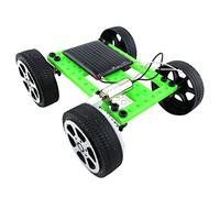 Qcwwy Mini Solar Vehicle Model Children Educational Diy Mounting Toy, Safe and Durable Material, Solar Energy Power Supply, Increase Scientific Information, Suitable for Children Over 14