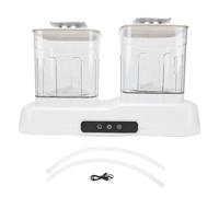 Qcwwy Mini Washing Machine, Dual Independent Tub with 8 Dimensional Pulsator, 2L Capacity for Underwear Socks Baby Clothes, Compact Portable for Apartment Dorm RV Travel Camping