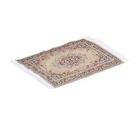 Qcwwy Miniature Carpet, Dollhouse Rug, Rayon Material, Vibrant Colors, Christmas Kids And Dollhouse Lovers (dance of light)