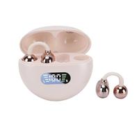 Qcwwy Multilingual Smart Interpreter Headset AI Translation Earbuds Wireless Translating Device Real Time Language Translator Earbud Bluetooth Noise Canceling Earphones for Travel (Skin Color)